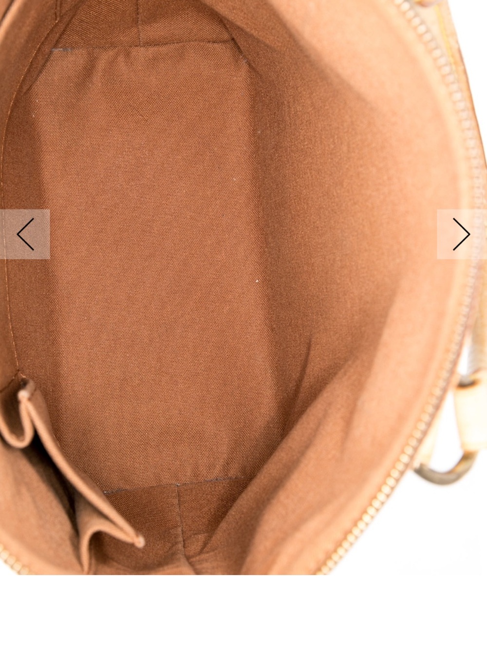 Authentic Louis Vuitton Brown Monogram Top-Handle Women’s Bag - Picture 5 of 6